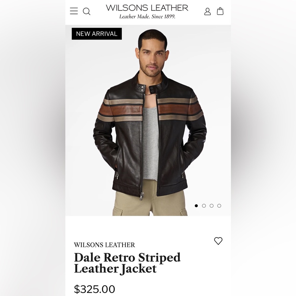 Wilson’s Leather New Arrival Leather Jacket